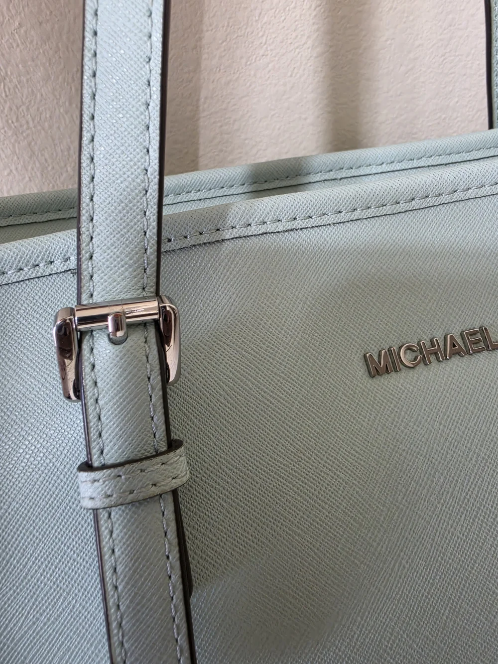 Michael Kors Light Blue Tote Bag
